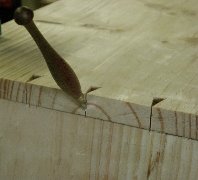 Hock marking knife took a chance. FineWoodworking